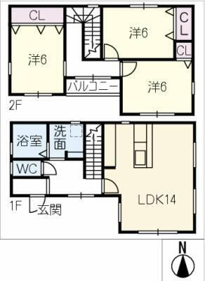 仮）百島町戸建　Ｂ棟 3LDK 賃貸物件詳細