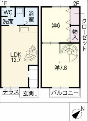 愛知県常滑市かじま台１丁目 常滑駅 2LDK マンション 賃貸物件詳細