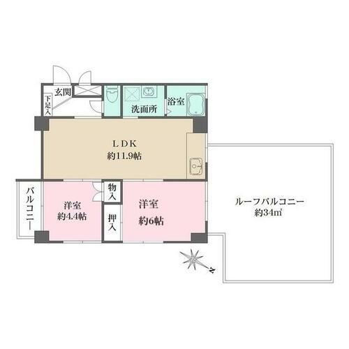 神奈川県横浜市港北区小机町 小机駅 2LDK マンション 賃貸物件詳細