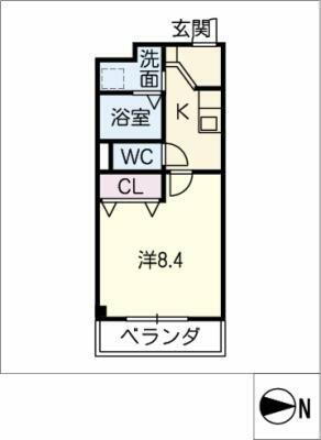 愛知県名古屋市瑞穂区御劔町２丁目 桜山駅 1K マンション 賃貸物件詳細