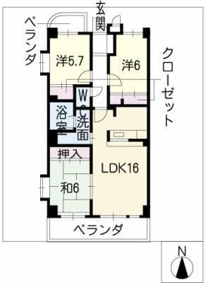 愛知県名古屋市天白区植田南２丁目 植田駅 3LDK マンション 賃貸物件詳細