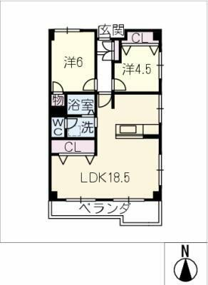 愛知県名古屋市名東区猪高台２丁目 上社駅 2LDK マンション 賃貸物件詳細