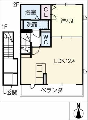 愛知県名古屋市千種区日岡町１丁目 覚王山駅 1LDK アパート 賃貸物件詳細