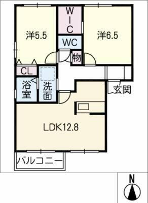 岐阜県関市倉知 せきてらす前駅 2LDK アパート 賃貸物件詳細