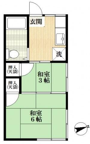 東京都江戸川区一之江４丁目 一之江駅 2K アパート 賃貸物件詳細