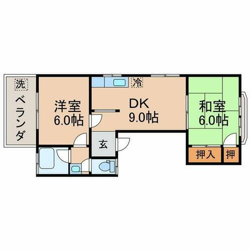 香川県高松市東田町 瓦町駅 2DK マンション 賃貸物件詳細