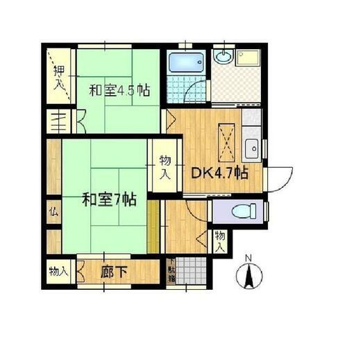 神奈川県川崎市川崎区川中島１丁目 川崎大師駅 2K アパート 賃貸物件詳細