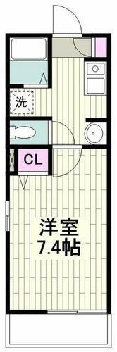 神奈川県川崎市幸区幸町３丁目 川崎駅 1K アパート 賃貸物件詳細