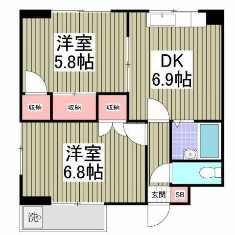 埼玉県さいたま市北区大成町４丁目 2DK アパート 賃貸物件詳細
