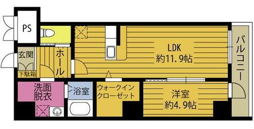 大分県大分市金池町１丁目 大分駅 1LDK マンション 賃貸物件詳細