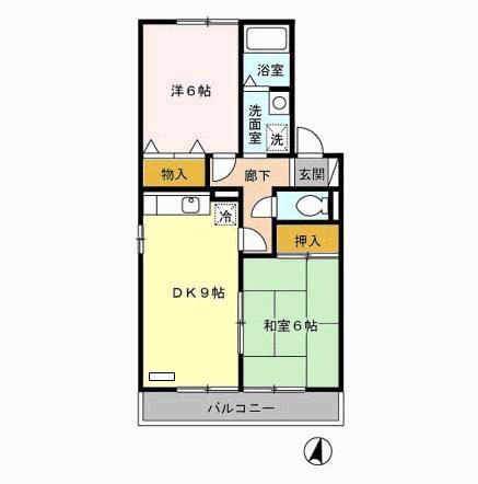 福岡県春日市天神山７丁目 博多南駅 2DK アパート 賃貸物件詳細