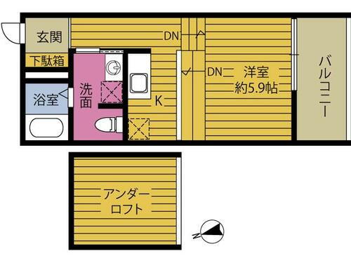 大分県大分市永興３丁目 南大分駅 1K マンション 賃貸物件詳細