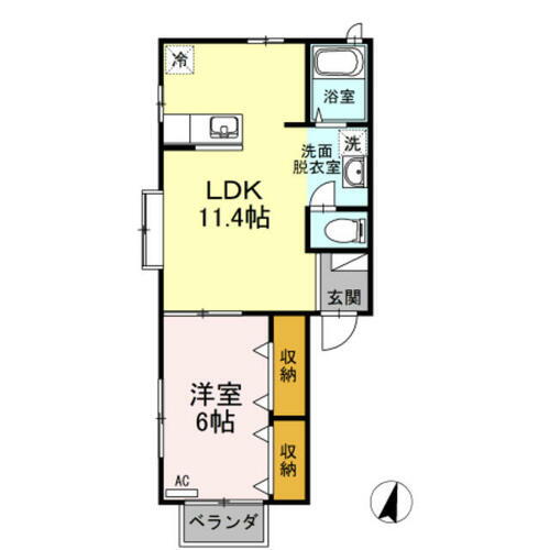 新潟県新潟市西区松海が丘２丁目 寺尾駅 1LDK アパート 賃貸物件詳細