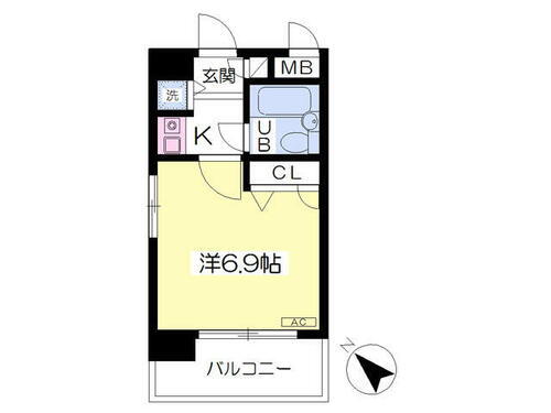 福岡県福岡市博多区博多駅南３丁目 博多駅 1K マンション 賃貸物件詳細
