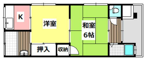 大阪府茨木市玉水町 南茨木駅 2K アパート 賃貸物件詳細