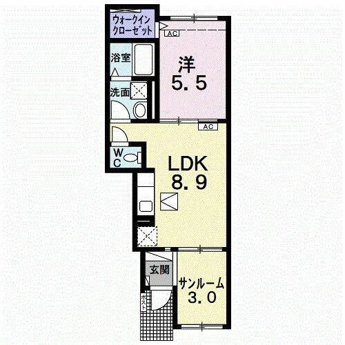 岐阜県各務原市鵜沼各務原町５丁目 苧ケ瀬駅 1LDK アパート 賃貸物件詳細