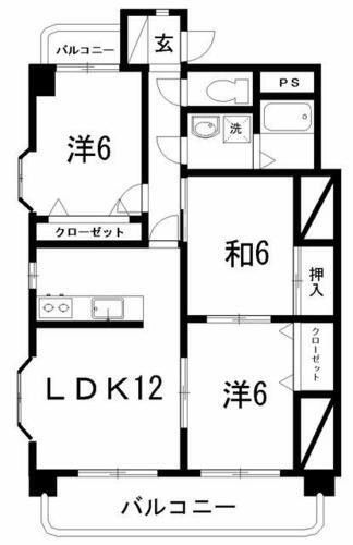 ルミエールⅢ 2階 3LDK 賃貸物件詳細