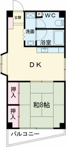 神奈川県相模原市緑区橋本台１丁目 橋本駅 1DK マンション 賃貸物件詳細
