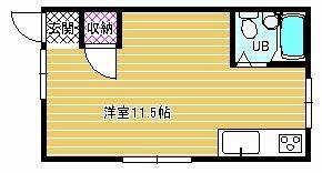 川端ハイツ 1階 ワンルーム 賃貸物件詳細