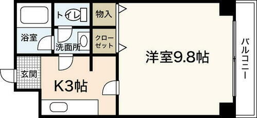 広島県広島市安佐南区中須１丁目 大町駅 1K マンション 賃貸物件詳細