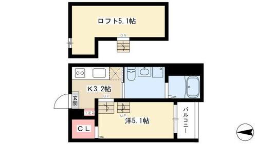 愛知県名古屋市中村区豊幡町 中村日赤駅 1K アパート 賃貸物件詳細