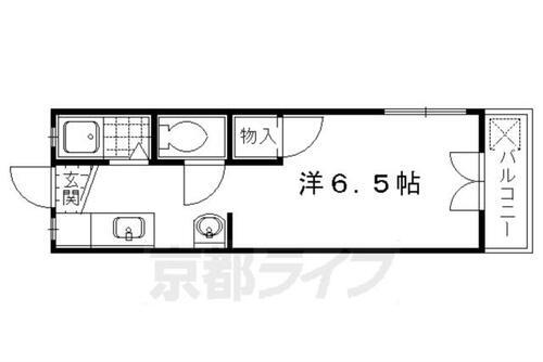 京都府京都市北区上賀茂菖蒲園町 北山駅 1K アパート 賃貸物件詳細