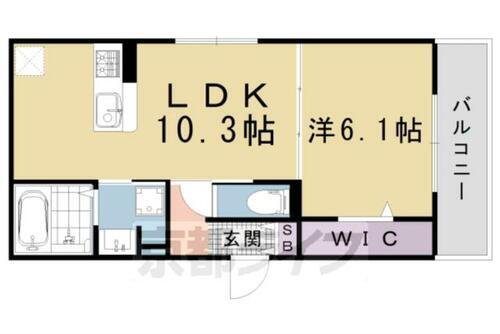 京都府京都市右京区西院日照町 西院駅 1LDK アパート 賃貸物件詳細