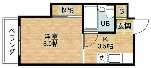 グレイス住吉 5階 1K 賃貸物件詳細