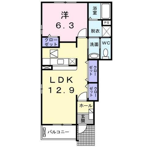 大分県中津市大字万田 中津駅 1LDK アパート 賃貸物件詳細