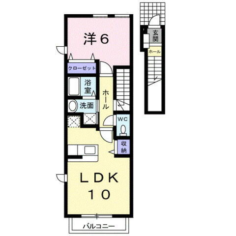 大分県大分市大字千歳 高城駅 1LDK アパート 賃貸物件詳細