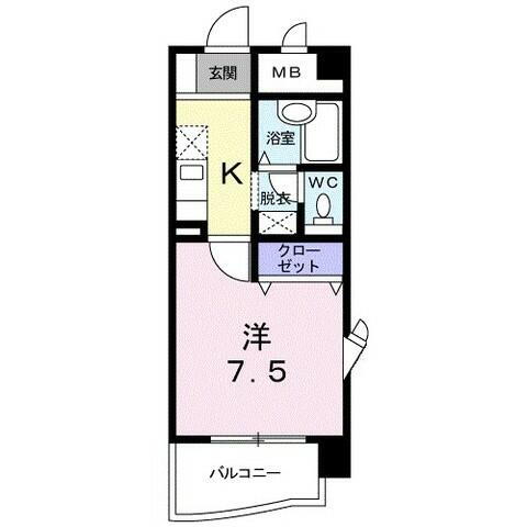 大分県大分市大道町３丁目 大分駅 1K マンション 賃貸物件詳細