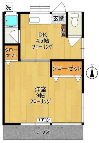 神奈川県川崎市多摩区菅２丁目 京王稲田堤駅 1DK アパート 賃貸物件詳細