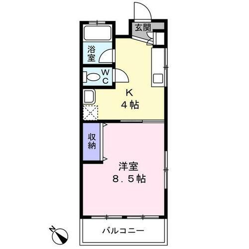 小川スカイハイツ 2階 1K 賃貸物件詳細