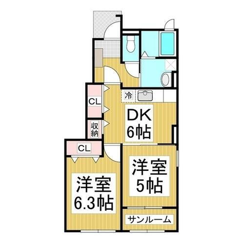 長野県飯山市大字木島 飯山駅 2DK アパート 賃貸物件詳細