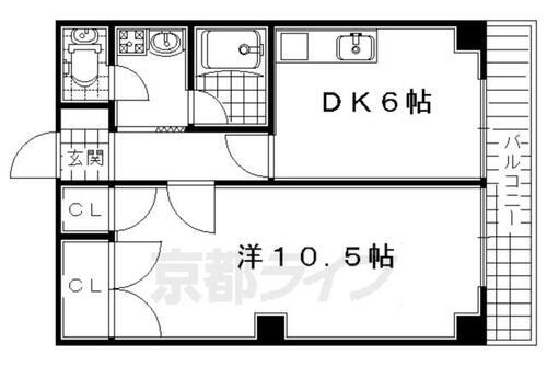 京都府宇治市宇治戸ノ内 宇治駅 1DK マンション 賃貸物件詳細