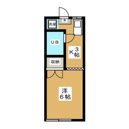 コーポＣＡ　Ｓ棟 1階 1K 賃貸物件詳細