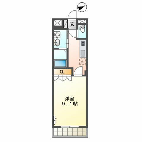 熊本県宇城市小川町南部田 1K アパート 賃貸物件詳細