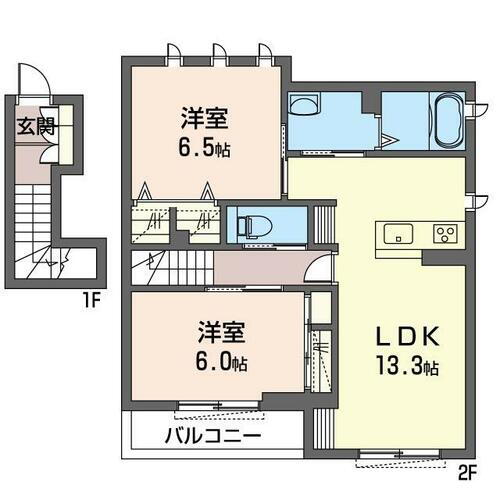 埼玉県久喜市伊坂中央１丁目 栗橋駅 2LDK アパート 賃貸物件詳細