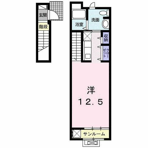 群馬県前橋市総社町２丁目 群馬総社駅 ワンルーム アパート 賃貸物件詳細