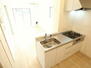 グレイス木津川Ⅱ コンパクトなキッチンで掃除もラクラク