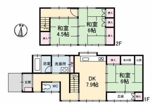 高知県吾川郡いの町－ 伊野駅 3DK 一戸建て 賃貸物件詳細