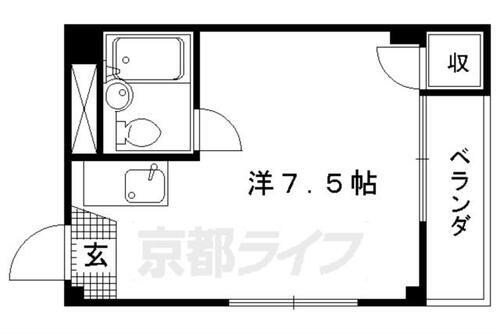 京都府京都市上京区末広町 北野白梅町駅 ワンルーム マンション 賃貸物件詳細