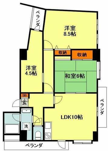 神奈川県横浜市青葉区しらとり台 田奈駅 3LDK マンション 賃貸物件詳細