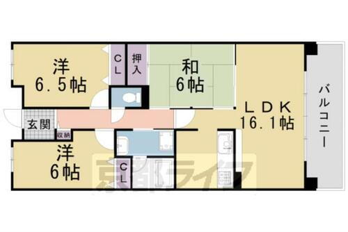 京都府京都市伏見区桃山町大島 桃山南口駅 3LDK マンション 賃貸物件詳細