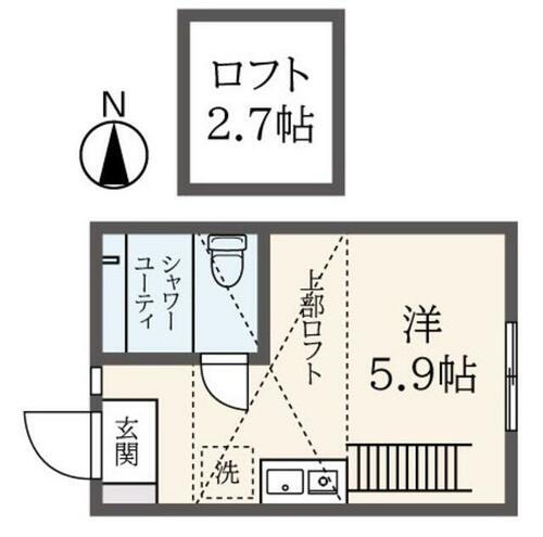 神奈川県川崎市幸区北加瀬３丁目 日吉駅 ワンルーム アパート 賃貸物件詳細