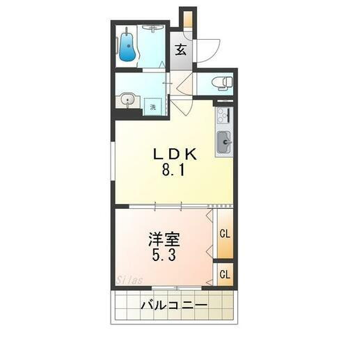 大阪府大阪市西成区聖天下１丁目 天下茶屋駅 1LDK アパート 賃貸物件詳細