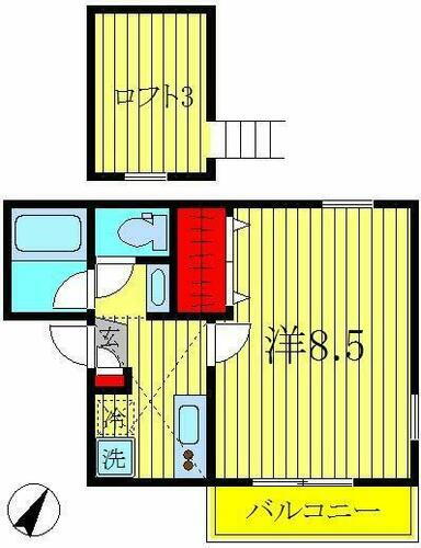 千葉県柏市豊四季 豊四季駅 1K アパート 賃貸物件詳細