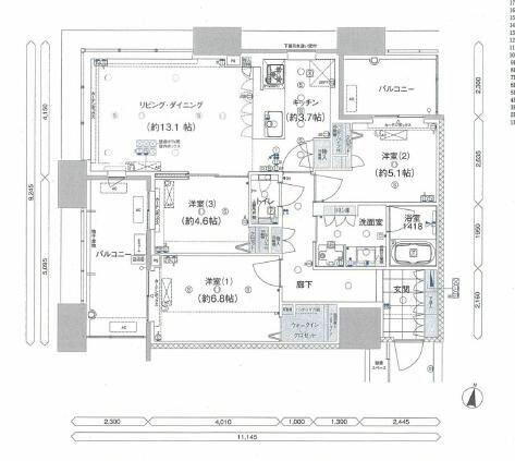 福岡県福岡市東区香椎照葉６丁目 香椎花園前駅 3LDK マンション 賃貸物件詳細