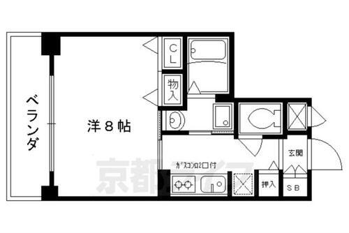 京都府京都市東山区新宮川筋五条上る２丁目山田町 清水五条駅 1K マンション 賃貸物件詳細