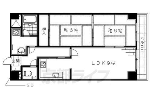 京都府京都市伏見区竹田段川原町 竹田駅 2LDK マンション 賃貸物件詳細